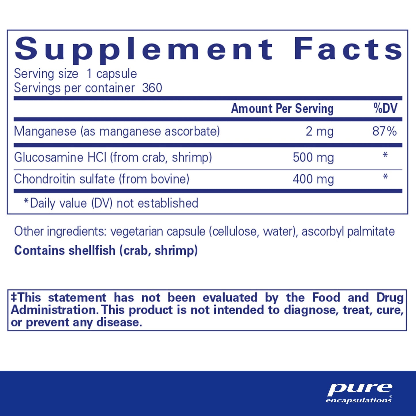 Glucosamine + Chondroitin with Manganese