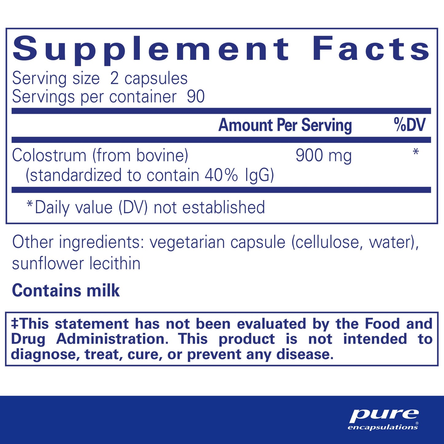 Colostrum 40% IgG